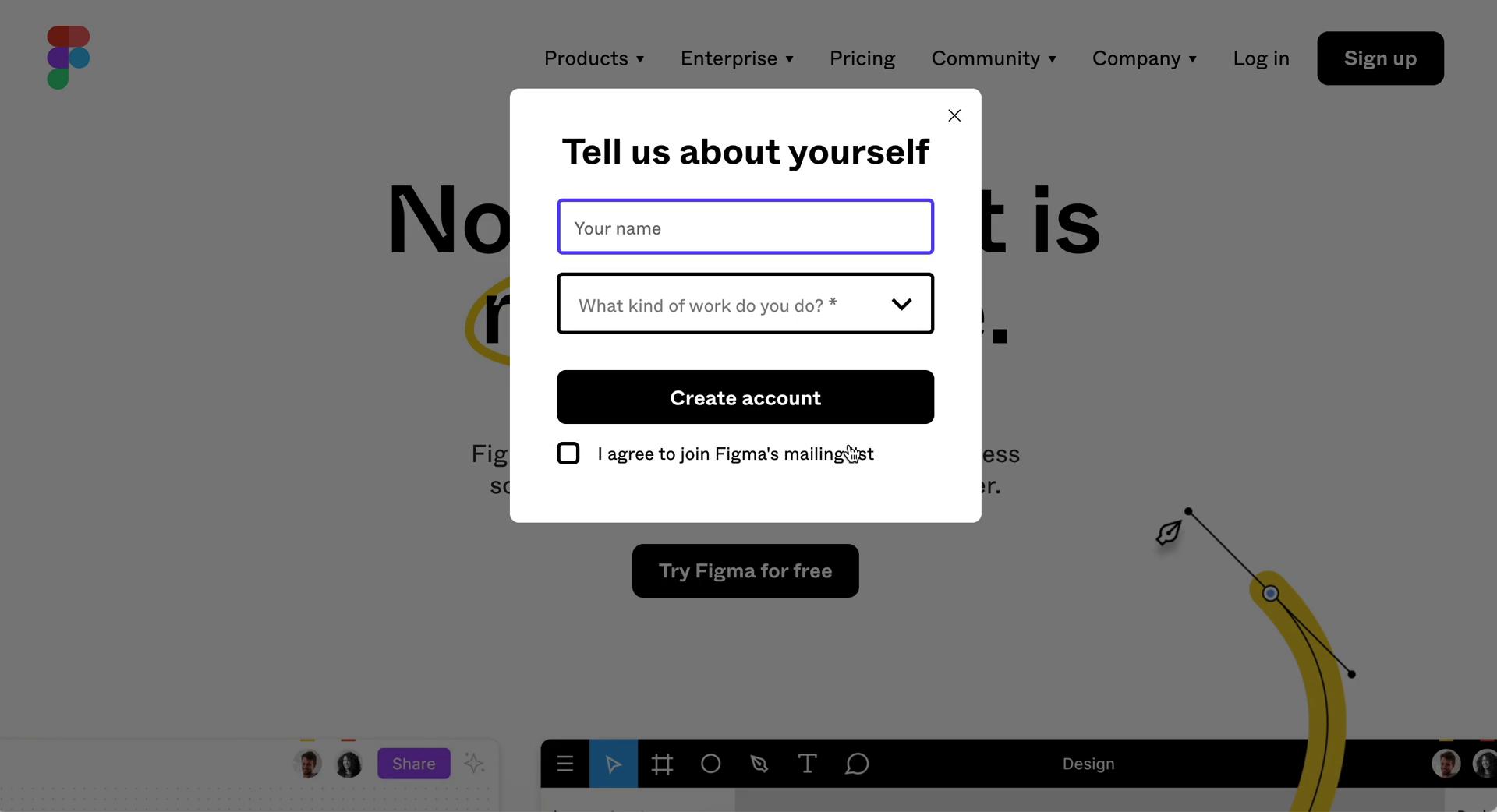 Onboarding on Figma video thumbnail