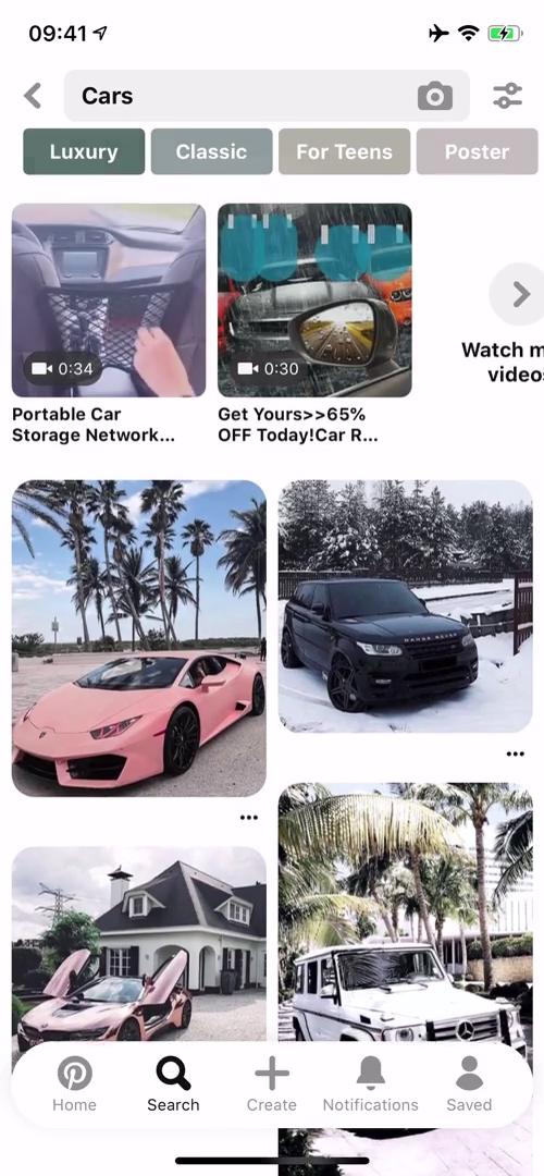 Searching on Pinterest video thumbnail