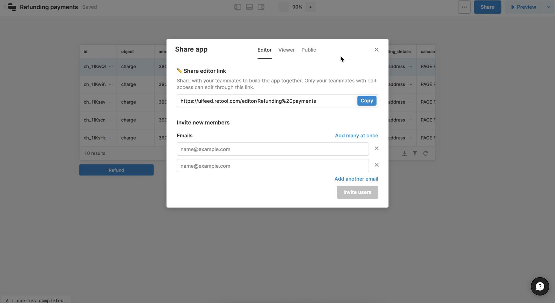 Creating an app on Retool video thumbnail