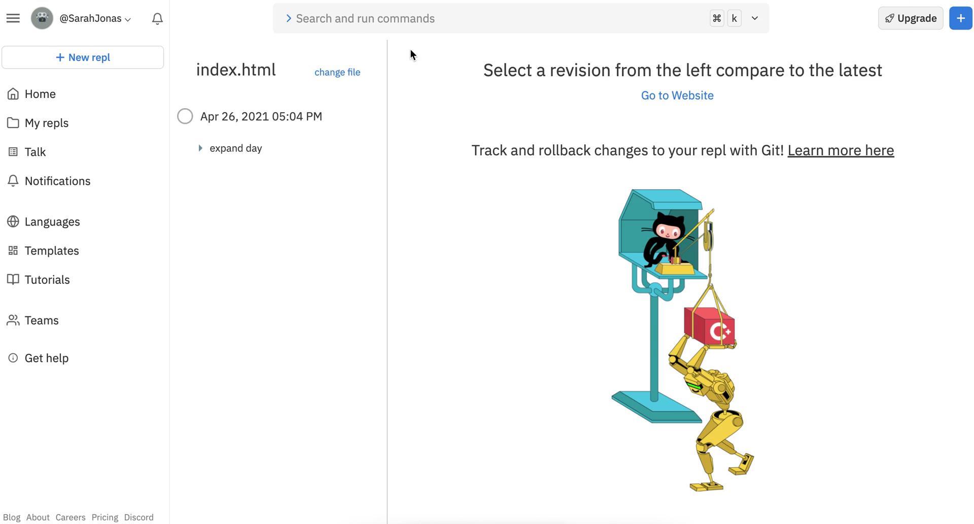 Version history on Replit video thumbnail