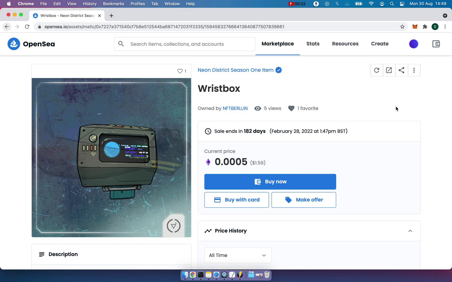 Buying something on OpenSea video thumbnail