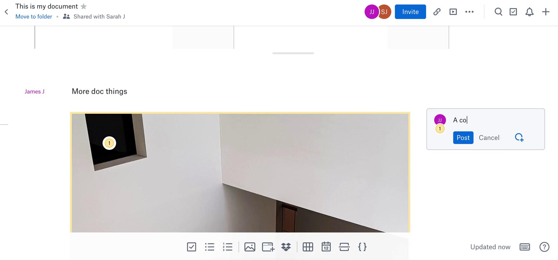 Commenting on Dropbox Paper video thumbnail