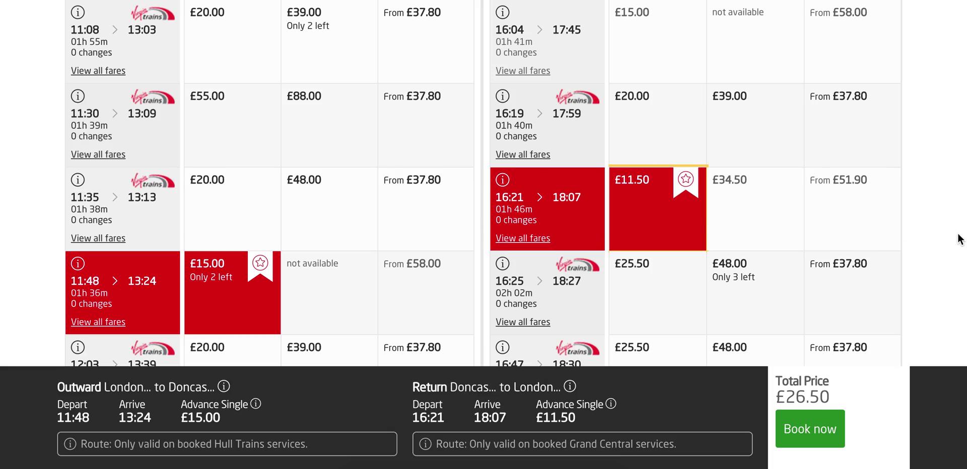 Booking transport on Virgin Trains East Coast video thumbnail