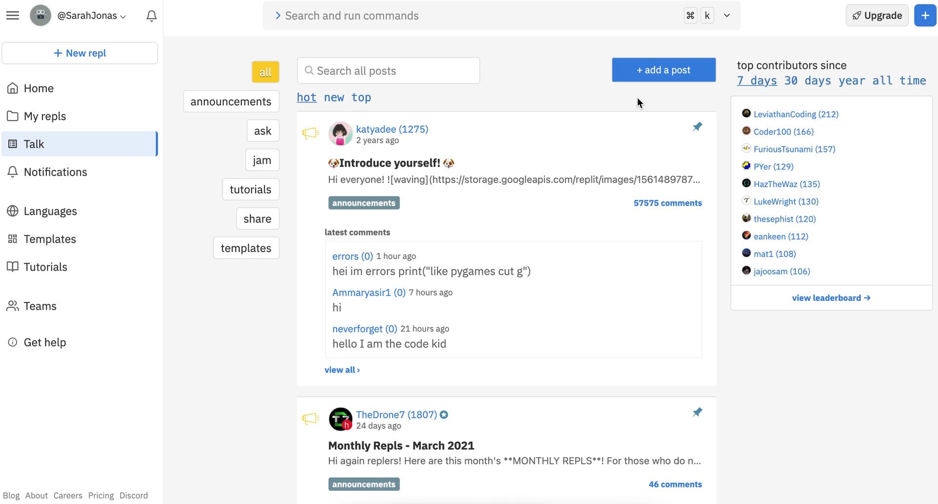 Creating a post on Replit video thumbnail