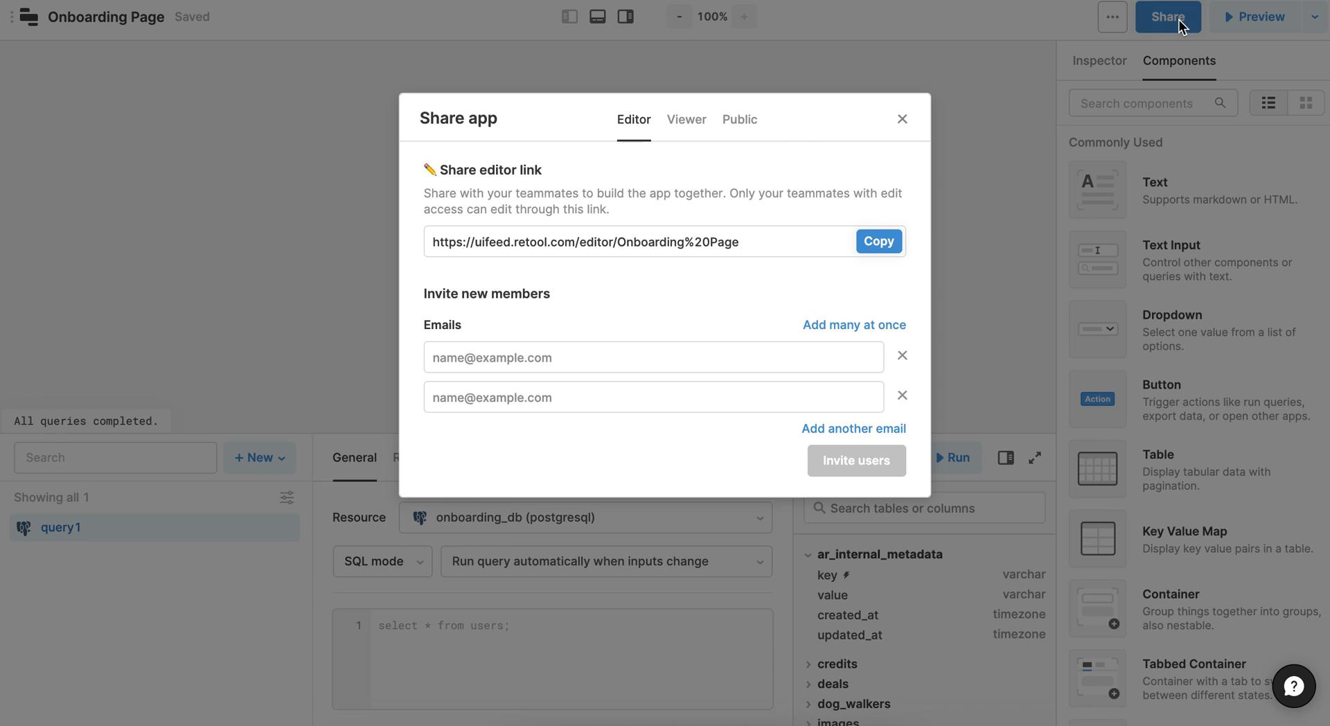 Sharing on Retool video thumbnail