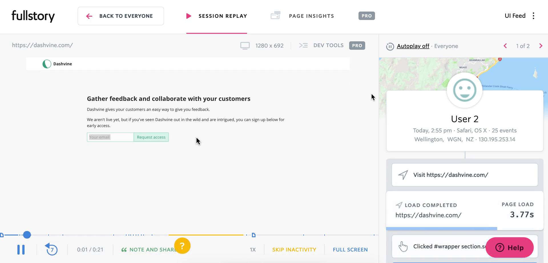Watching videos on Fullstory video thumbnail