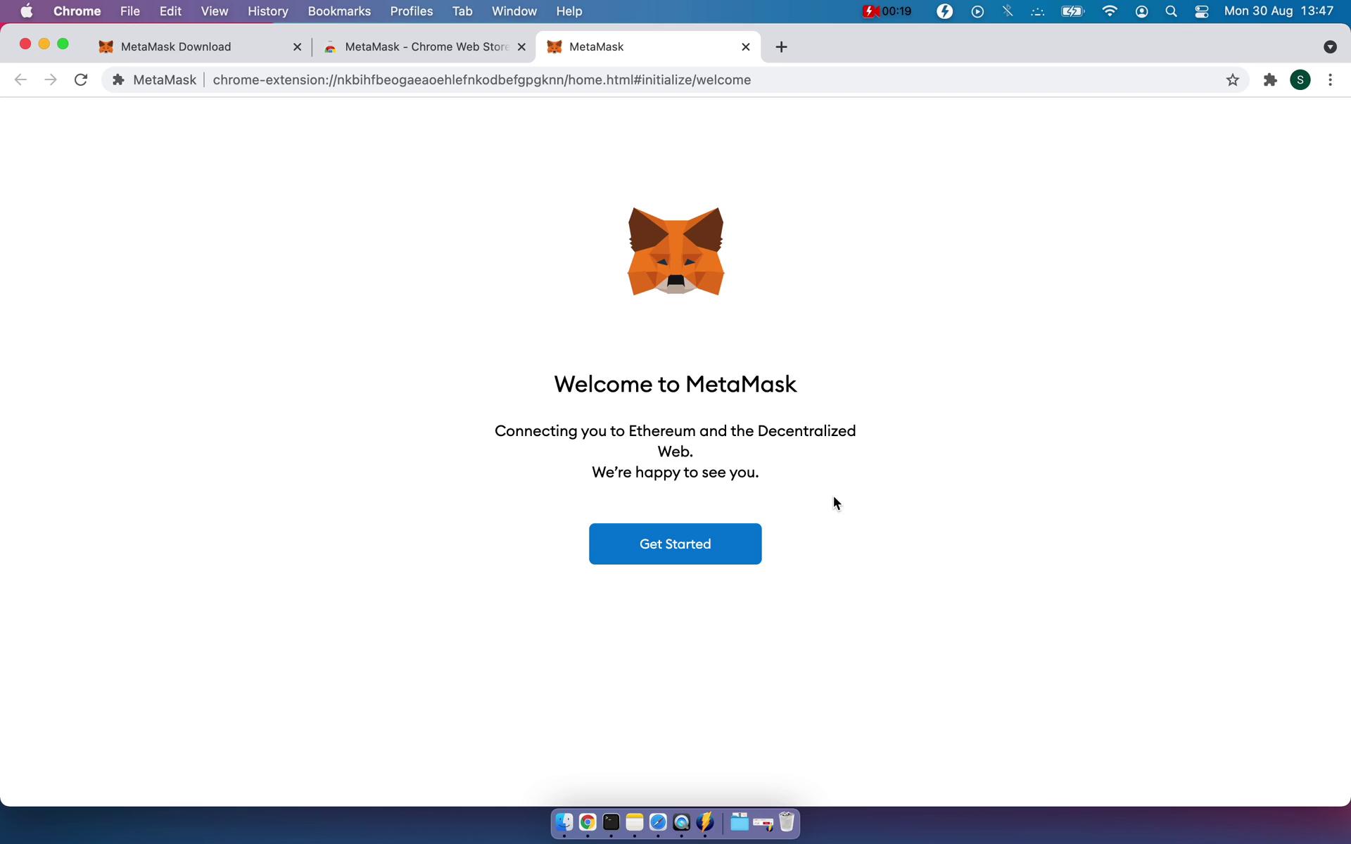 Onboarding on MetaMask video thumbnail