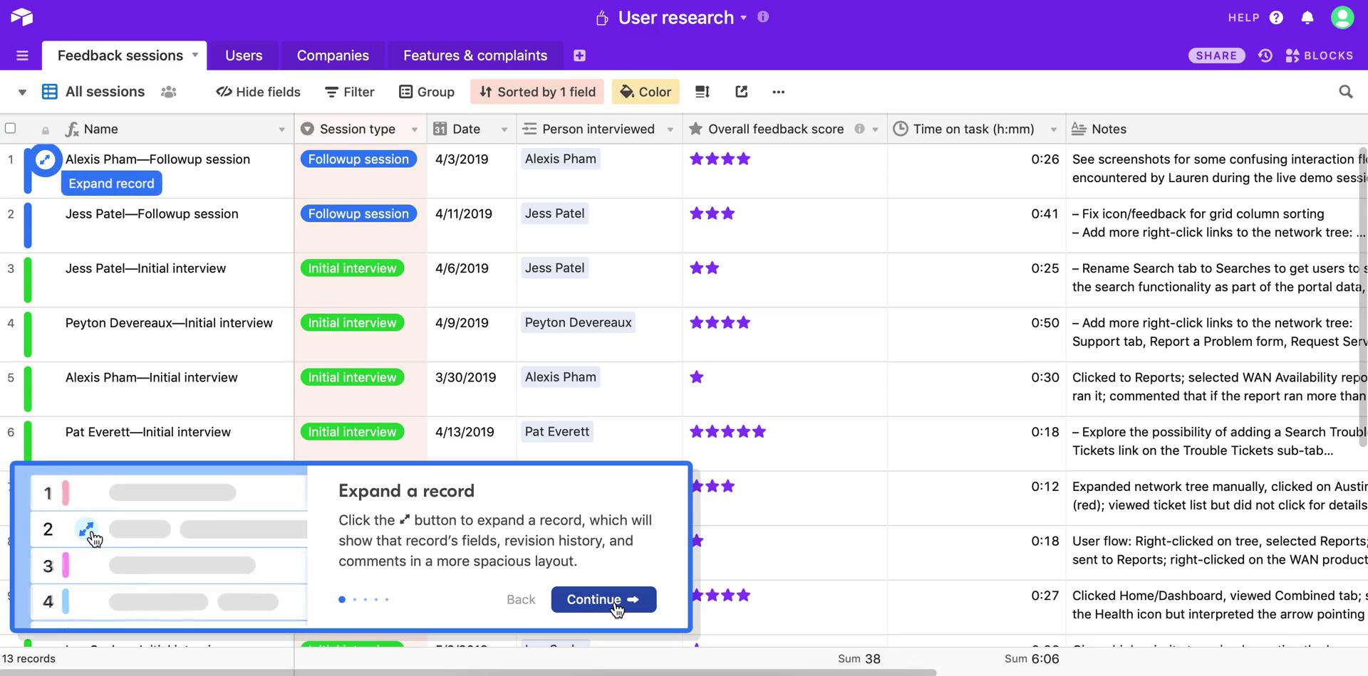 Using an invite link on Airtable video thumbnail