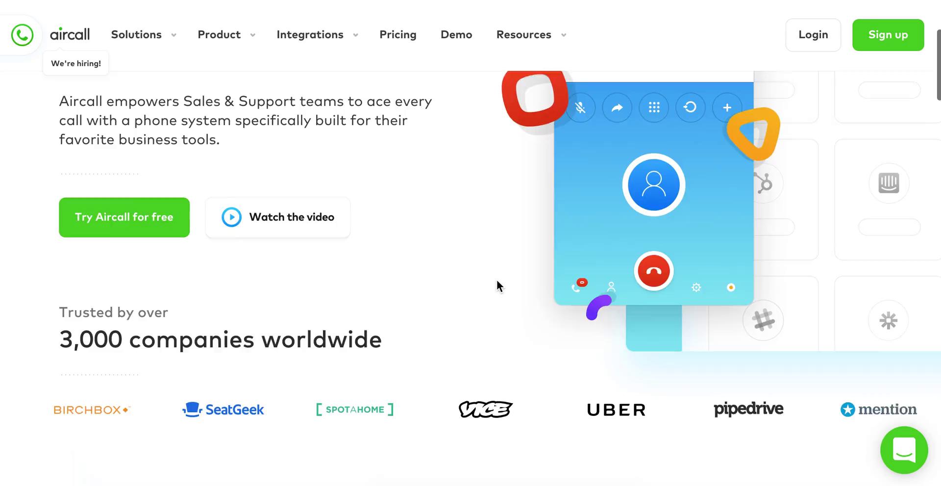 Onboarding on Aircall video thumbnail