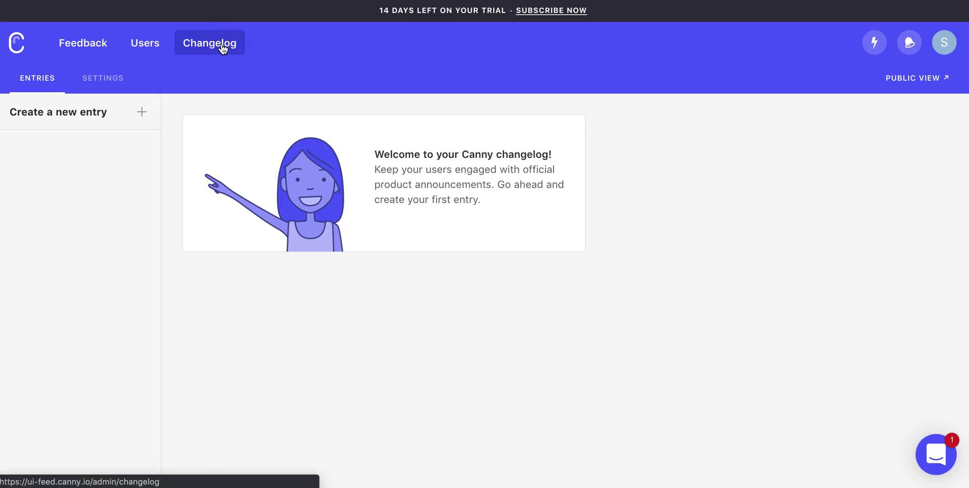 Creating a post on Canny video thumbnail