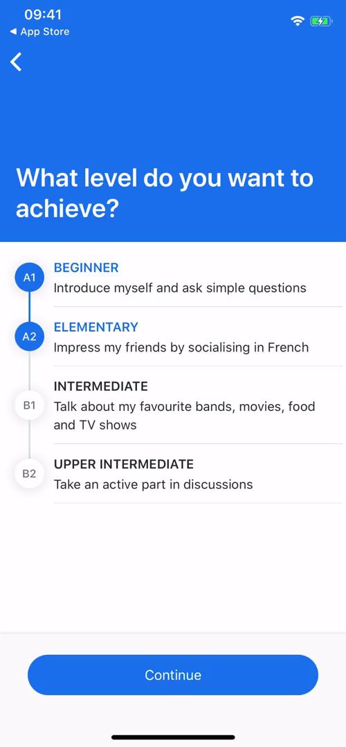 Select goal level video thumbnail