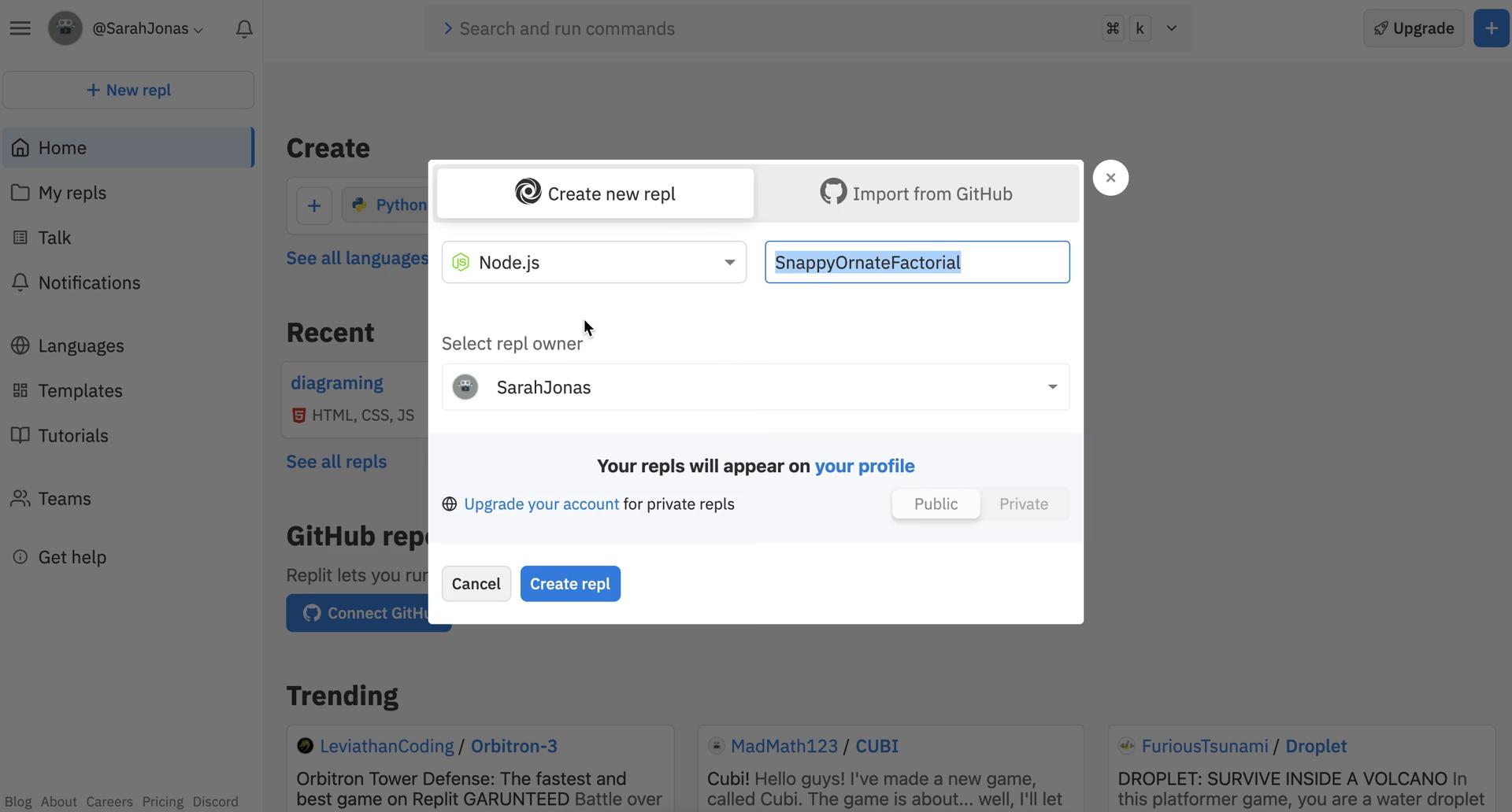 Creating a project on Replit video thumbnail