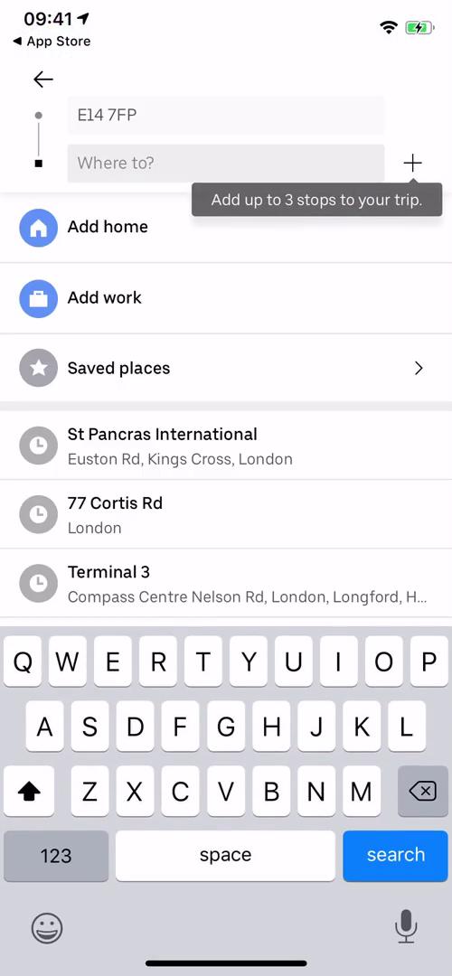 Booking transport on Uber video thumbnail