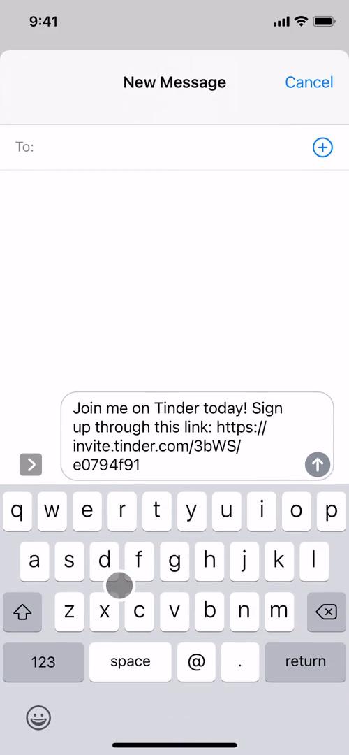 Inviting people on Tinder video thumbnail