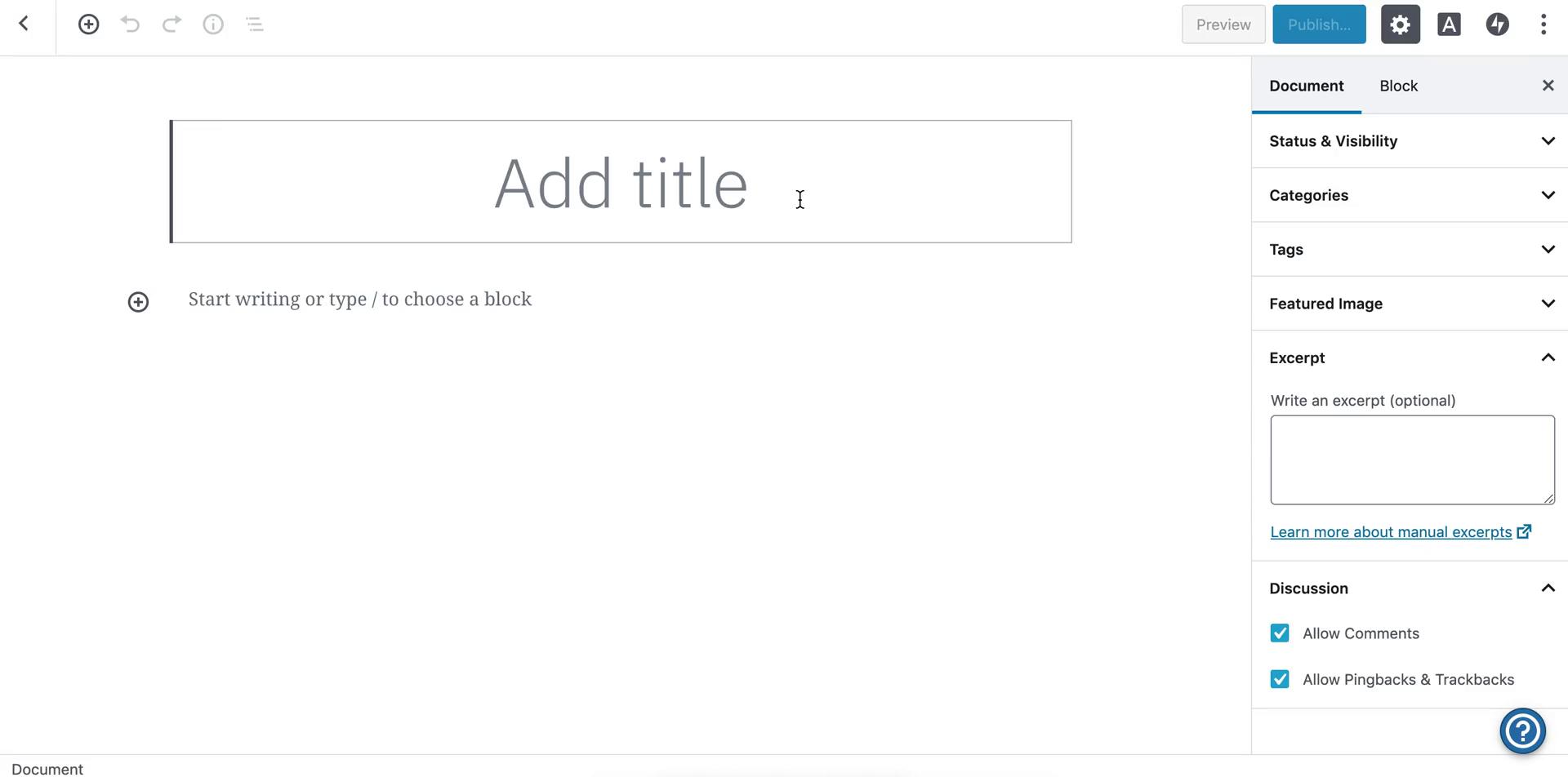 Creating a post on WordPress video thumbnail