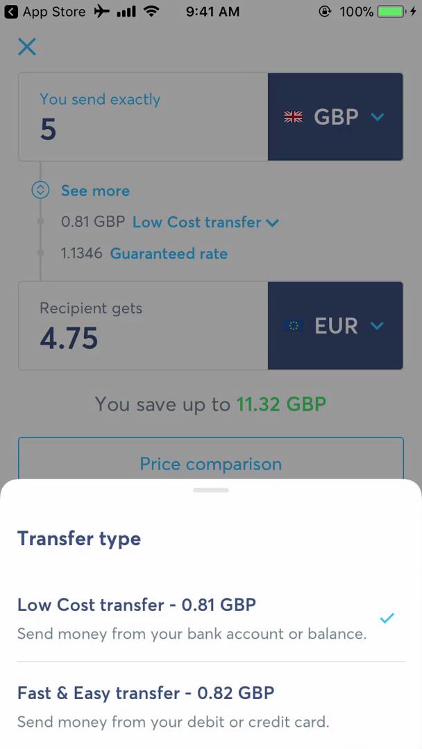 Sending currency on Wise video thumbnail