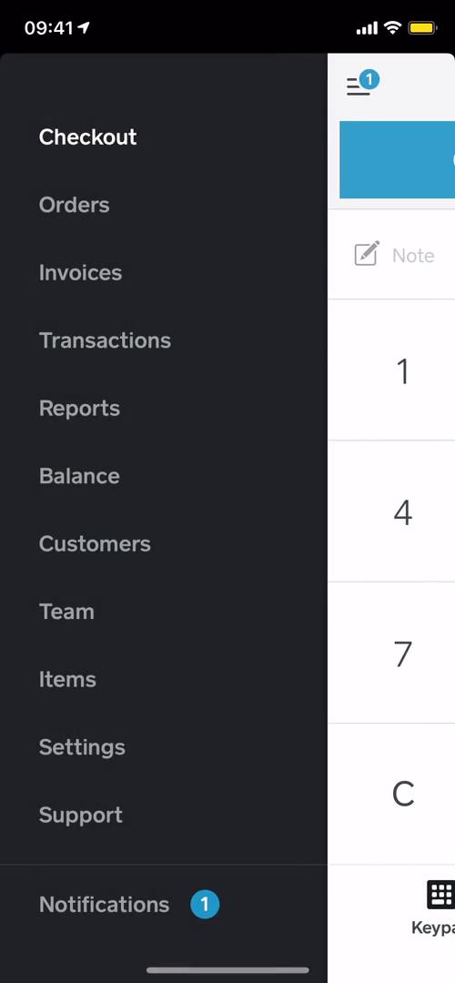 Navigation menu video thumbnail
