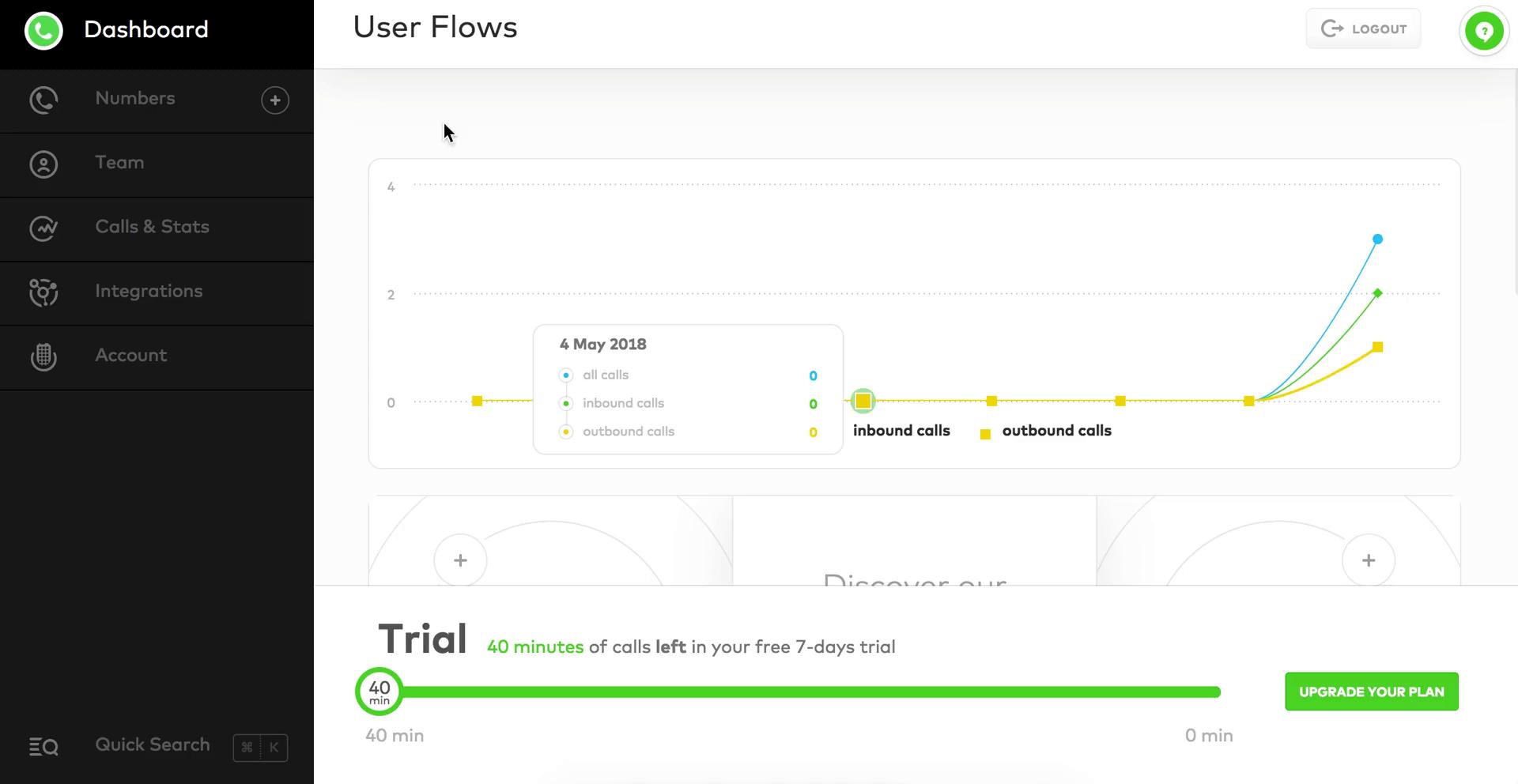 Adding a phone number on Aircall video thumbnail