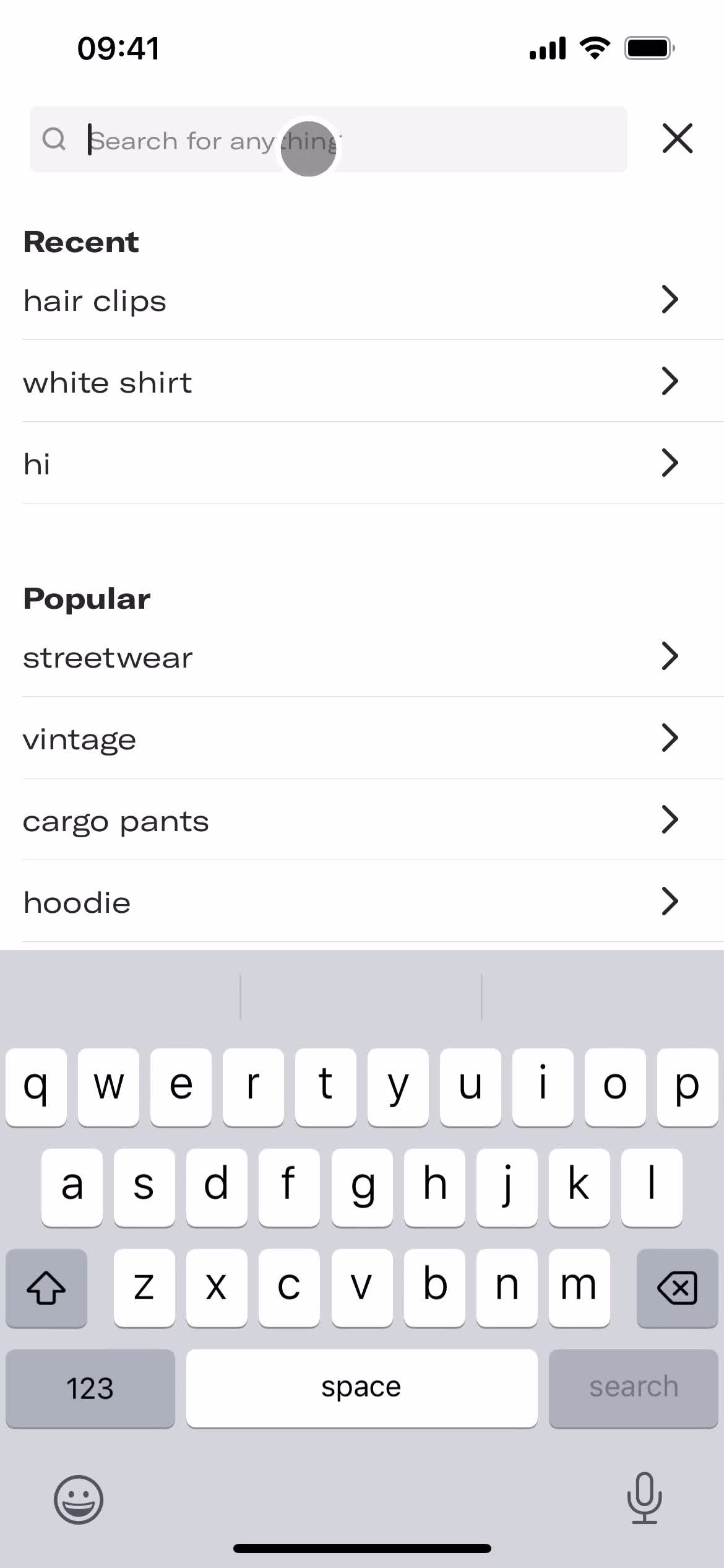 Searching on Depop video thumbnail