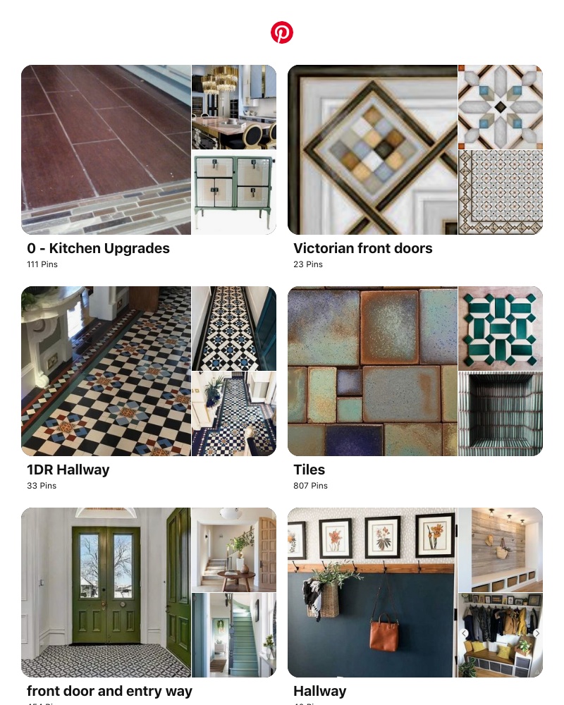 Pinterest - "0 - Kitchen Upgrades", "Victorian front doors" and 7 other boards inspired by your recent activity