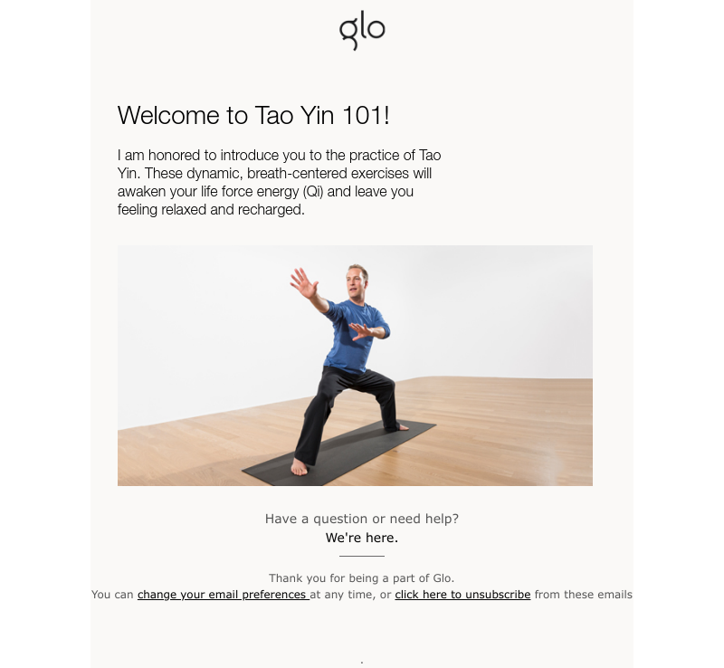 Glo - Welcome to your program!