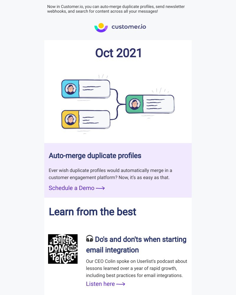 Customer.io - 1 + 1 = ...1?