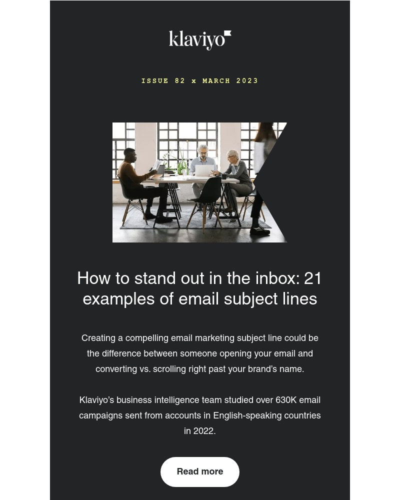 Klaviyo - 12 tips to create the best email subject lines