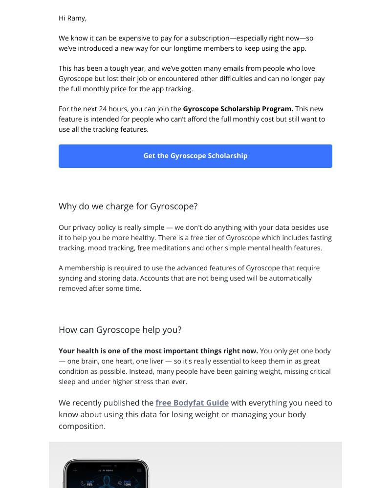 Gyroscope - 2 days left to join Gyroscope Scholarship Program! 📊