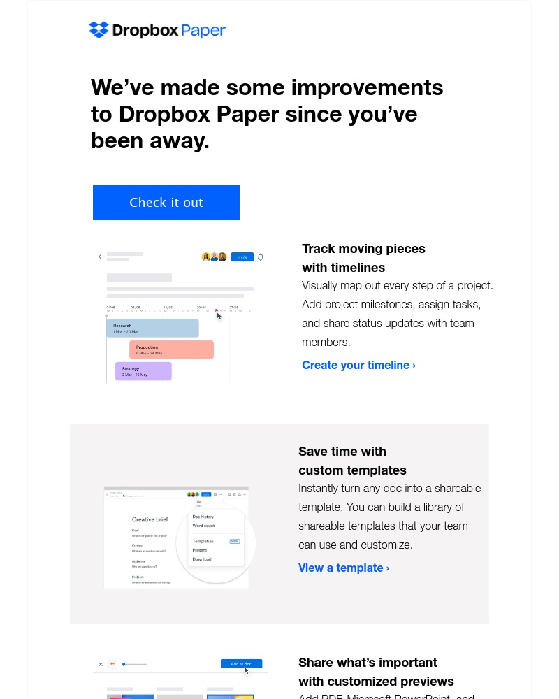 Dropbox Paper - 3 updates you may have missed
