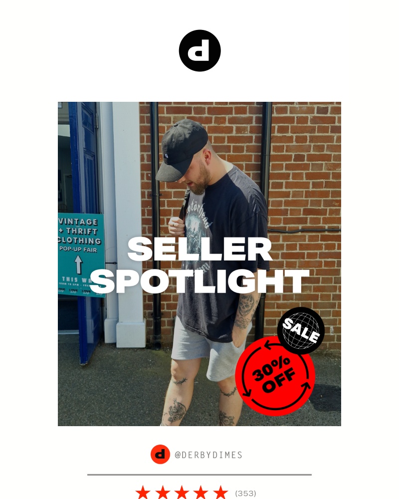 Depop - 30% off @derbydimes