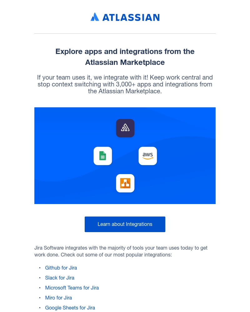 Jira - (4/10) 🔗 Work smarter, not harder: Connect Jira to tools you already use