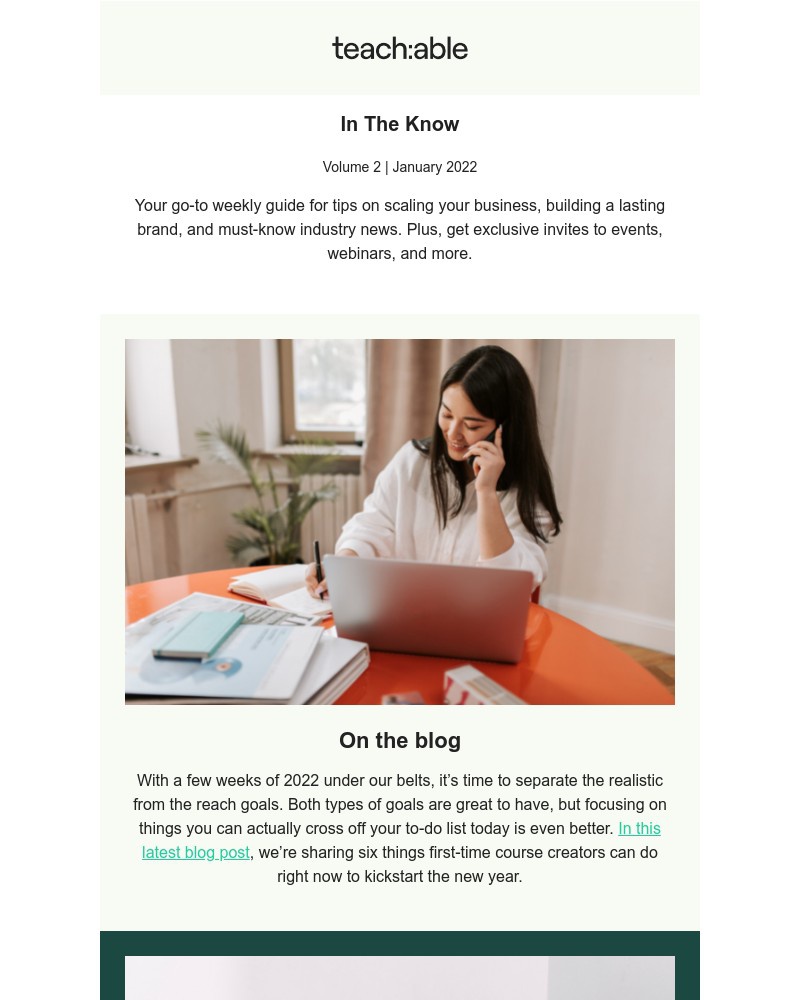 Teachable - 6 things you can do right now to make 2022 better