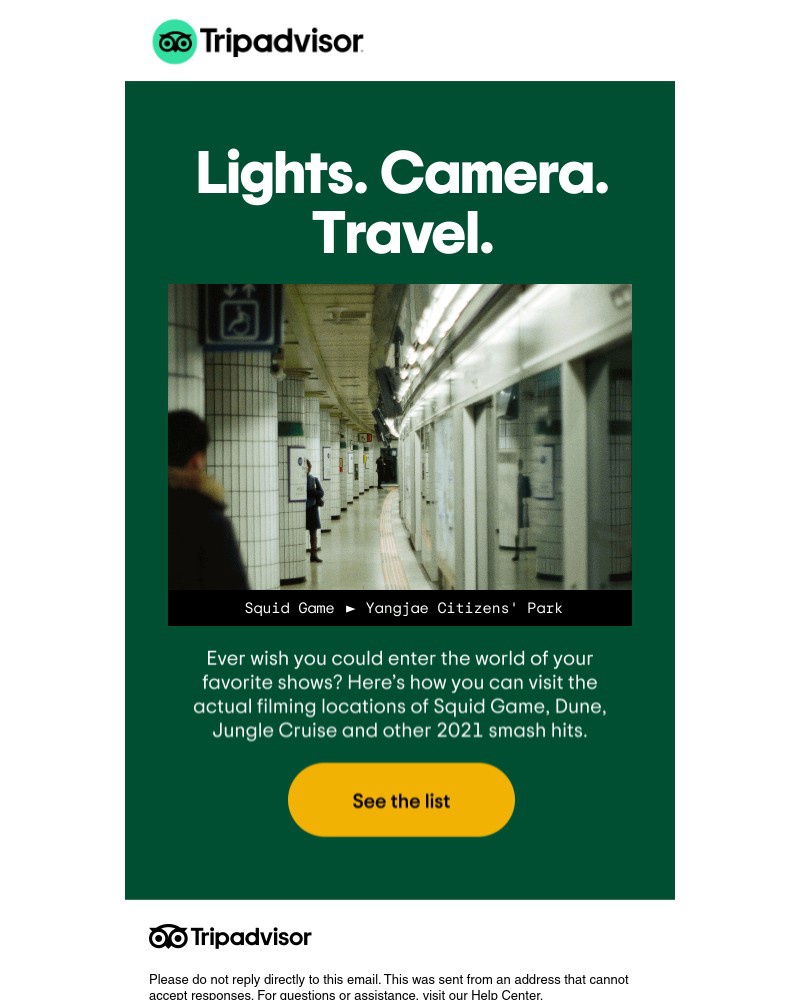 Tripadvisor - 🎬 7 must-see shows in 2021 and their filming locations