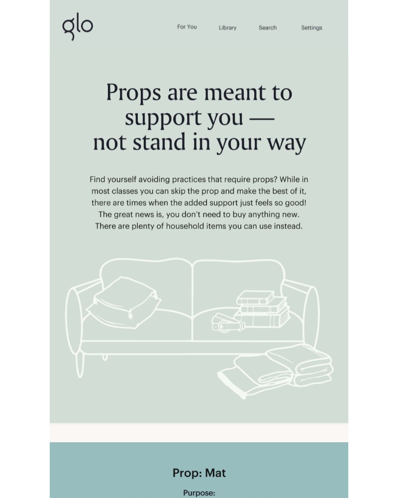 Glo - 7 workout props you can find in your home