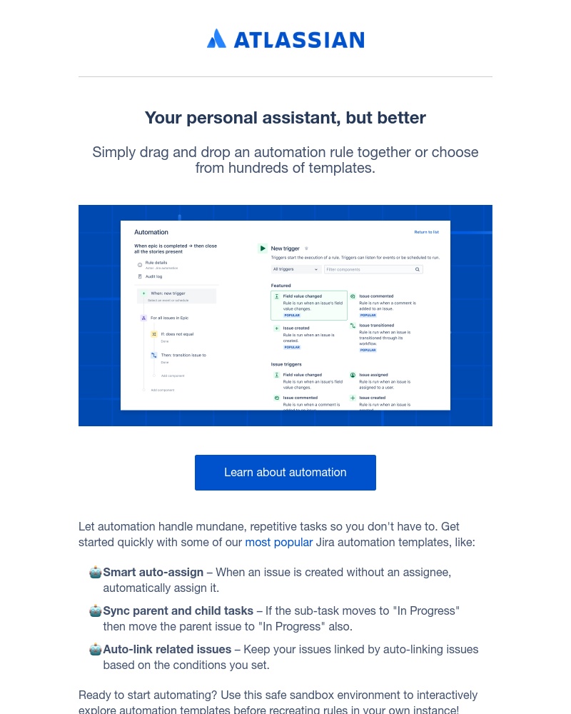 Jira - (8/10) 🤖 Got tasks? Let the robots do it