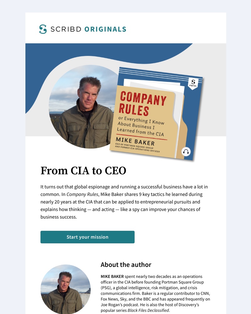 Scribd - 9 business lessons learned at the CIA