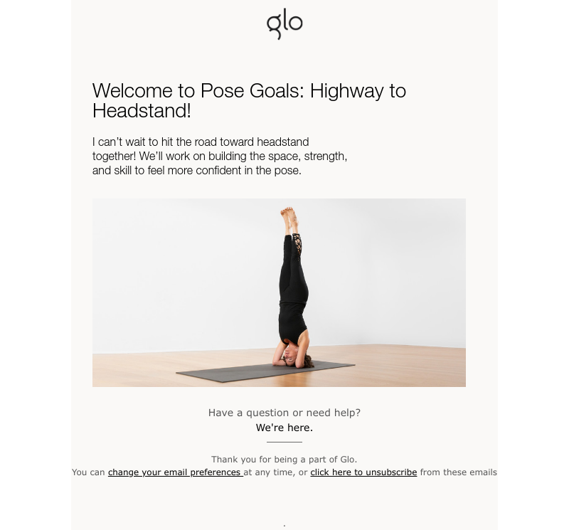 Glo - Welcome to your program!