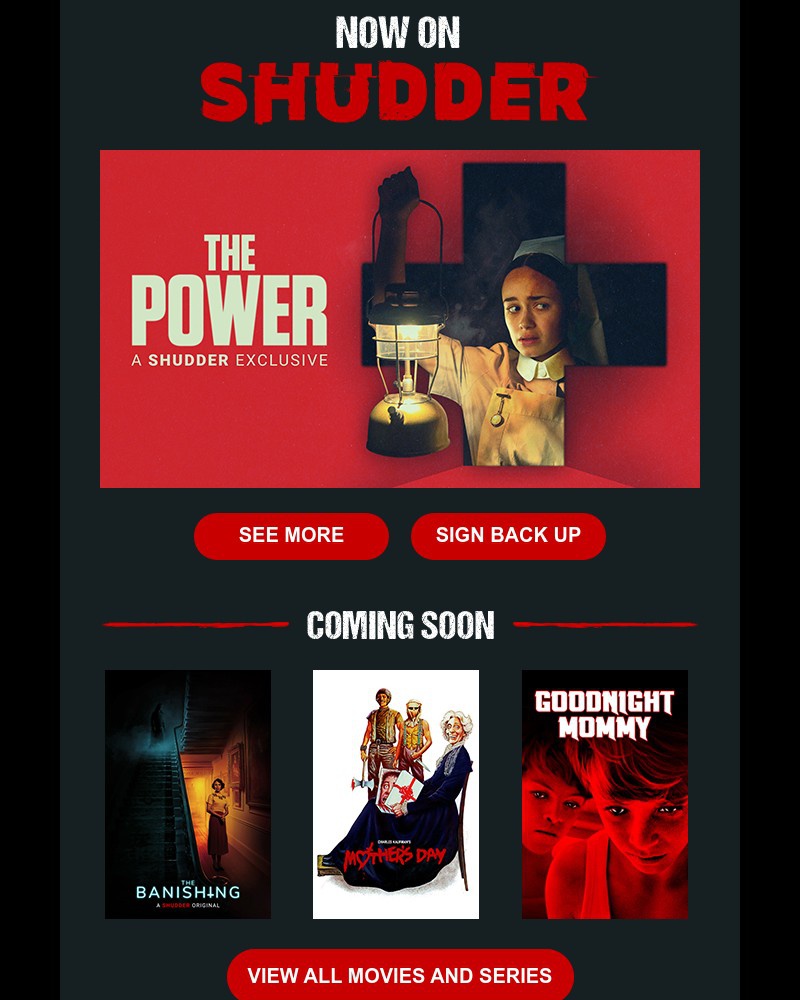 Shudder - A Chilling Supernatural Horror. Stream ‘The Power’ Now.