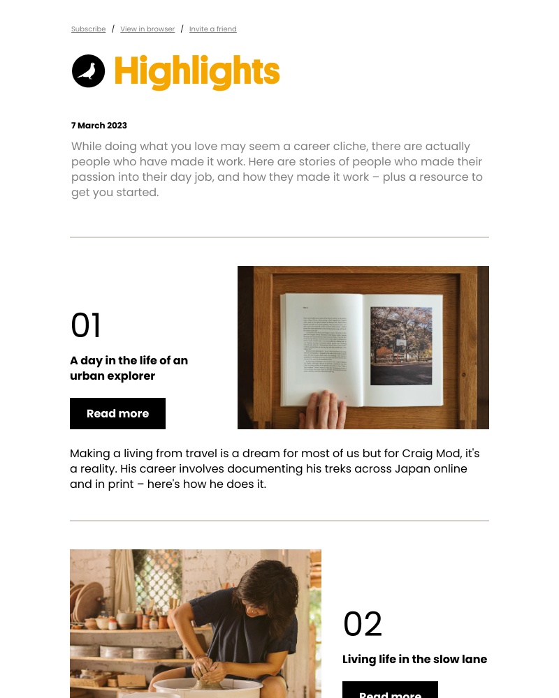 Mailchimp - A day in the life of an urban explorer