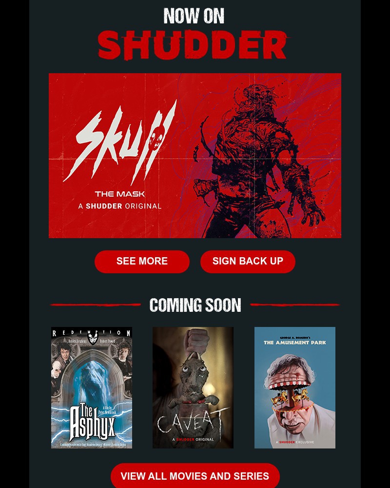 Shudder - A Gory Supernatural Slasher. Stream ‘Skull: The Mask’ Now