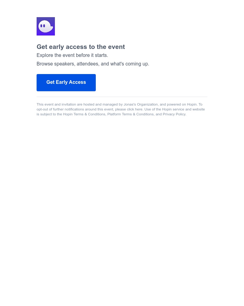 Hopin - Access Music meetup early