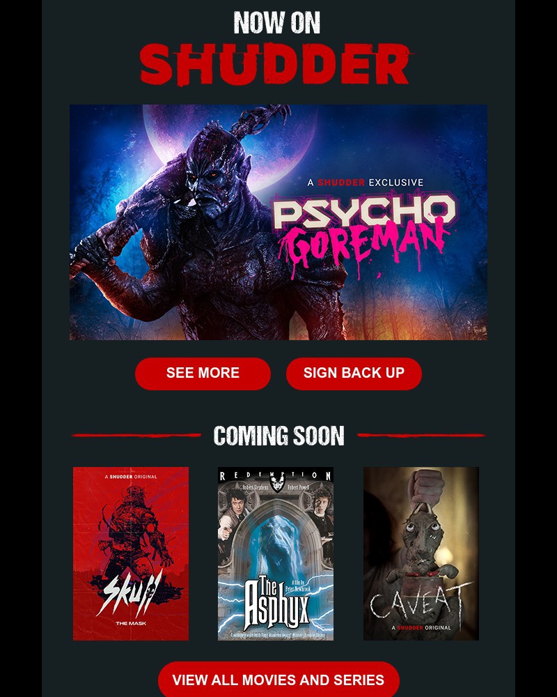 Shudder - An Intergalactic Sci-fi Horror Comedy. Stream ‘Psycho Goreman’ Now