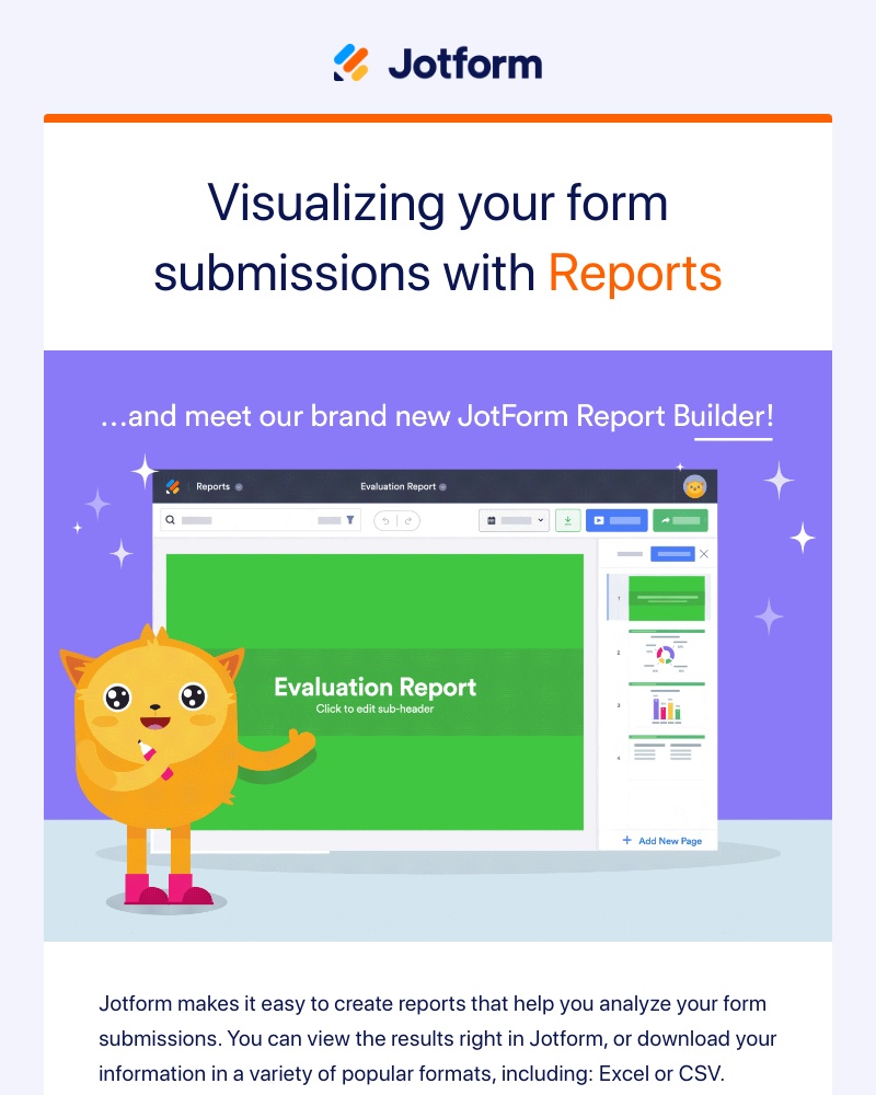 Jotform - Analyze Your Form Submissions with Reports