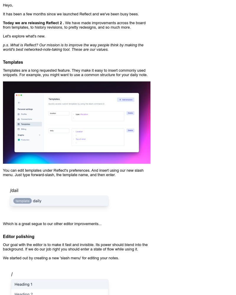 Reflect - Announcing Reflect 2.0