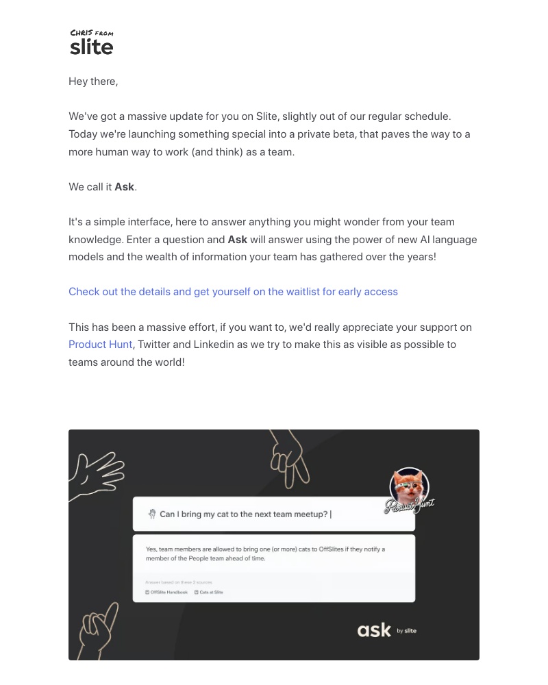 Slite - Ask Slite, get answers with AI