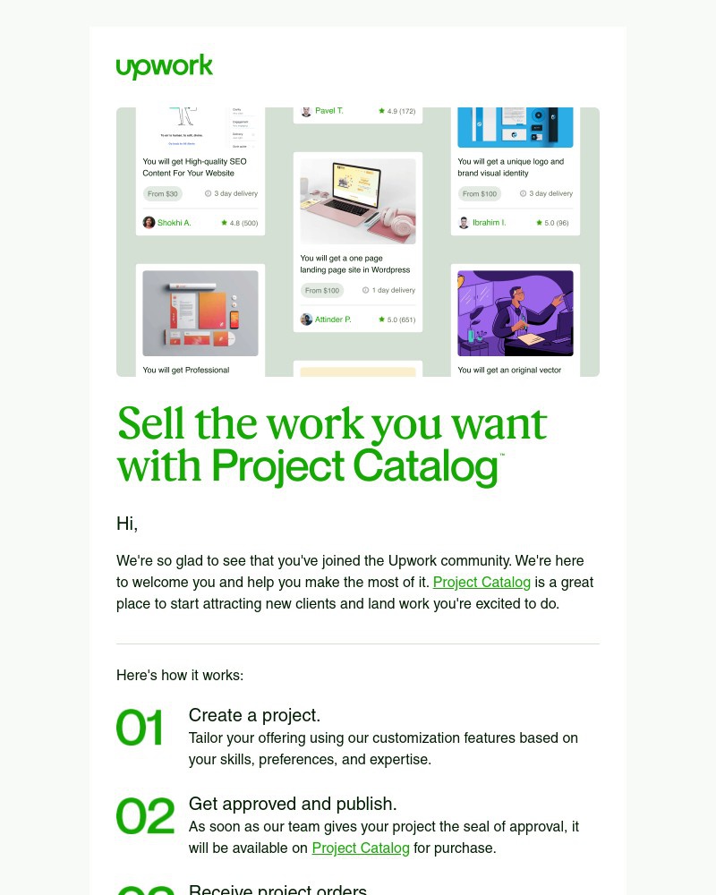 Upwork - Attract clients you're excited to work with. (Here's how.)