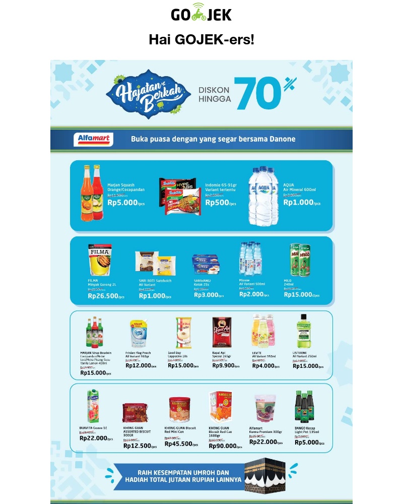 Go-Jek - Belanja jadi makin hemat! 😍