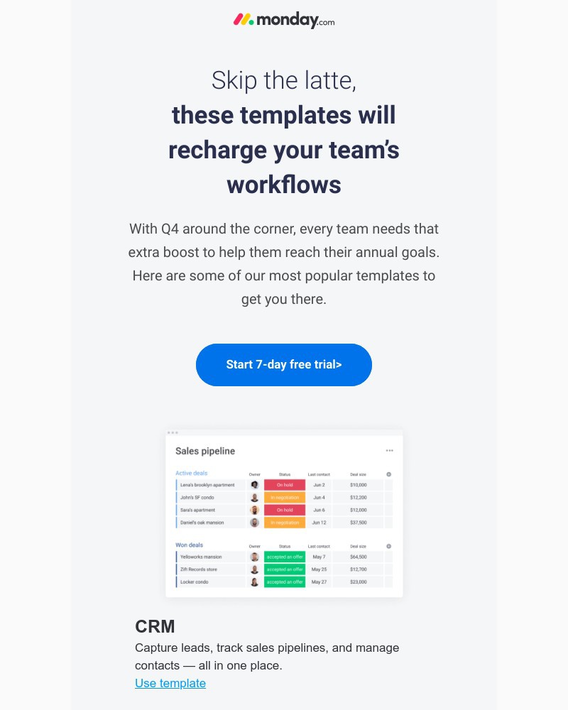 Monday - Better than a pumpkin spice latte