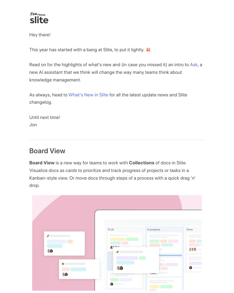 Slite - Board View has arrived in Slite ✨