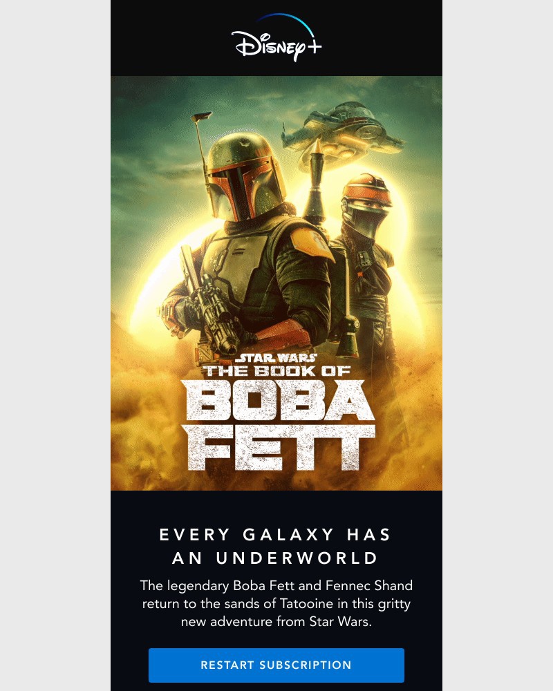 Disney+ - Boba. Is. Back.